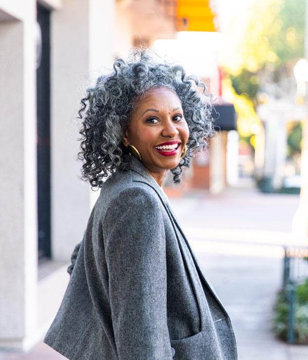 smiling woman
